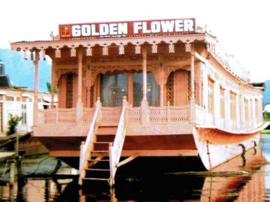 Отель Golden Flower Heritage Houseboat Nagin Bagh Экстерьер фото